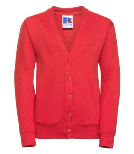 Hollesley school cardigan with embroidered crest